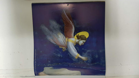 Calendario / Kalender / Calendrier / Calendar: 2011 : Angels in Art (arte de Angeles) - lamina 12, Fresco Arena Chapel