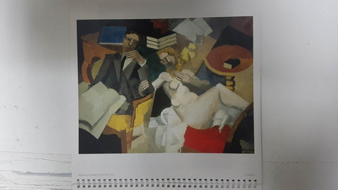 Calendario / Kalender / Calendrier / Calendar: 2011 : Cubism (cubismo) - lamina 05, Roger de la Fresnaye (Married Life)