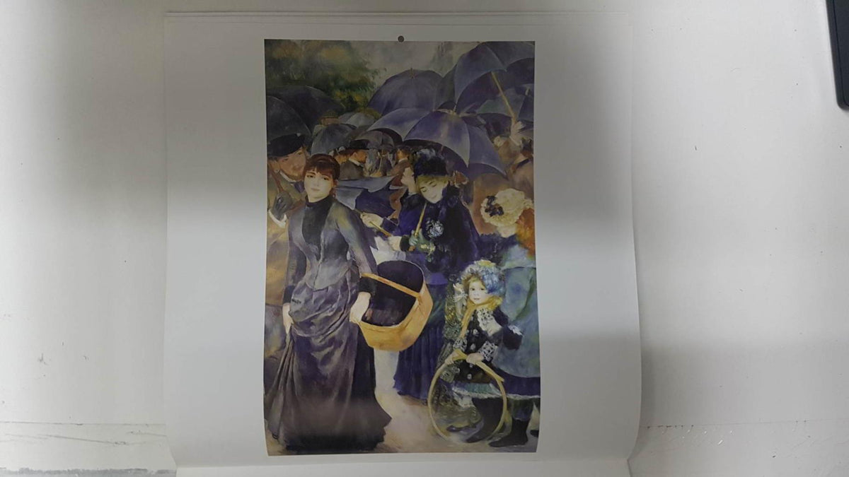 Calendario / Kalender / Calendrier / Calendar: 2011 : Auguste Renoir - lamina 04, The Umbrellas