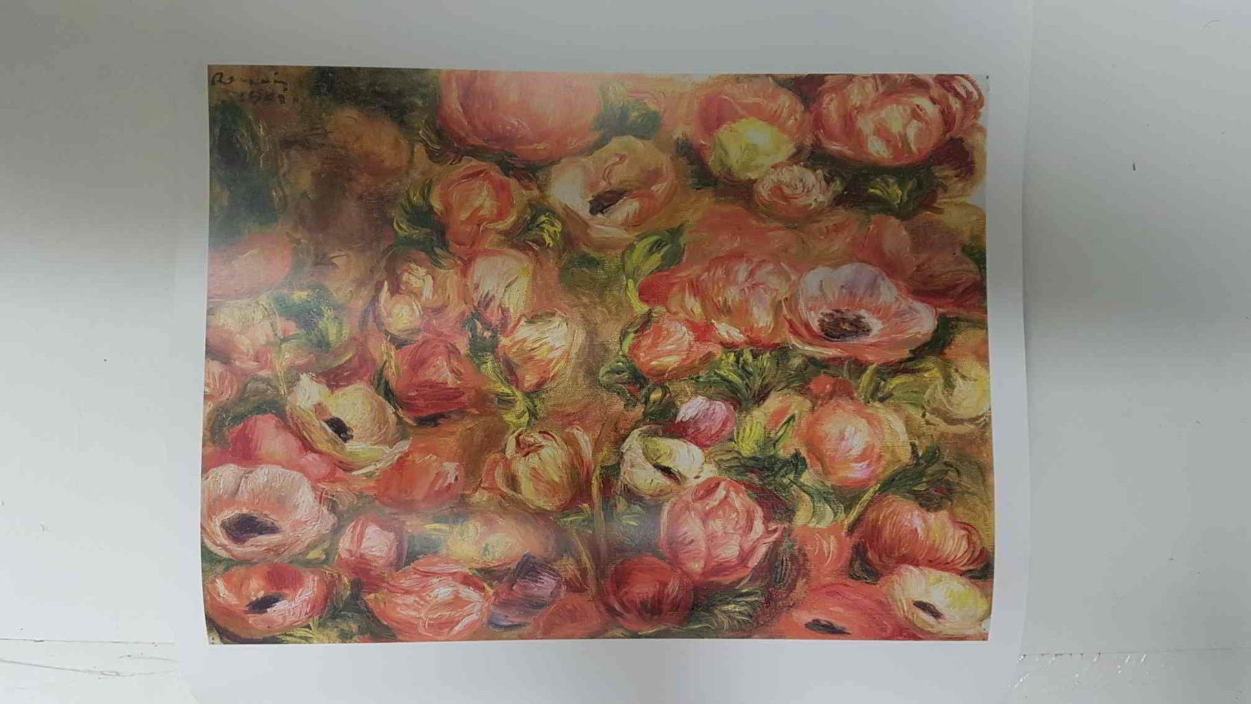 Calendario / Kalender / Calendrier / Calendar: 2011 : Auguste Renoir - lamina 05, Bed of anemones
