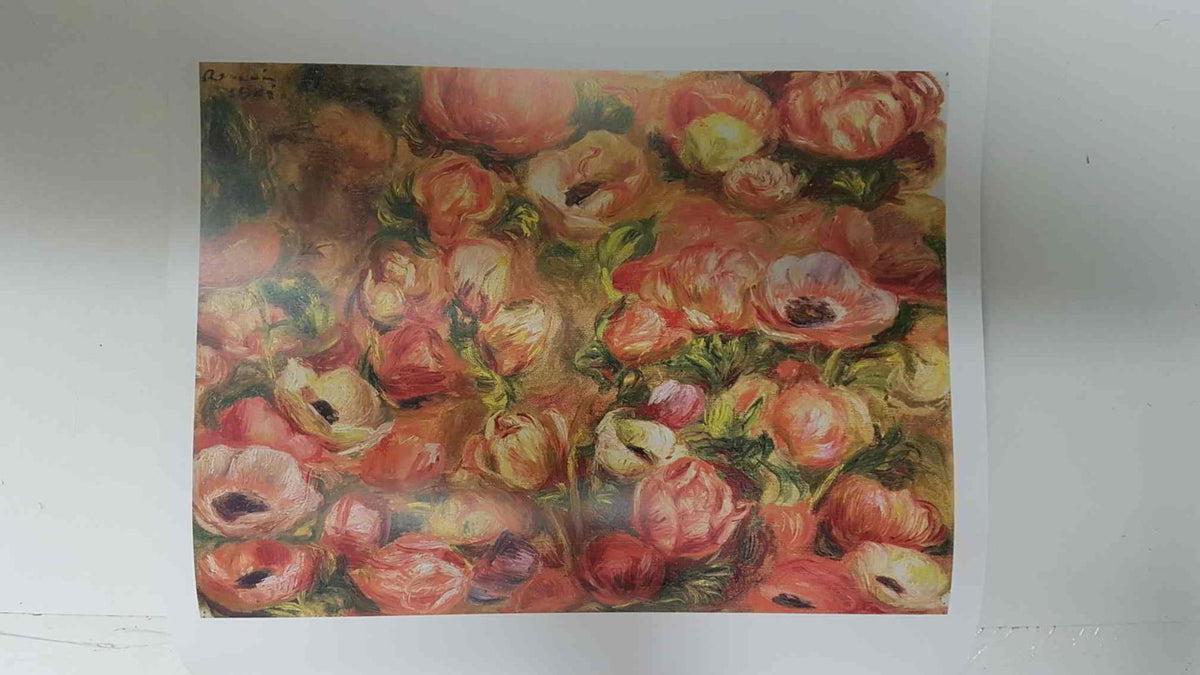 Calendario / Kalender / Calendrier / Calendar: 2011 : Auguste Renoir - lamina 05, Bed of anemones