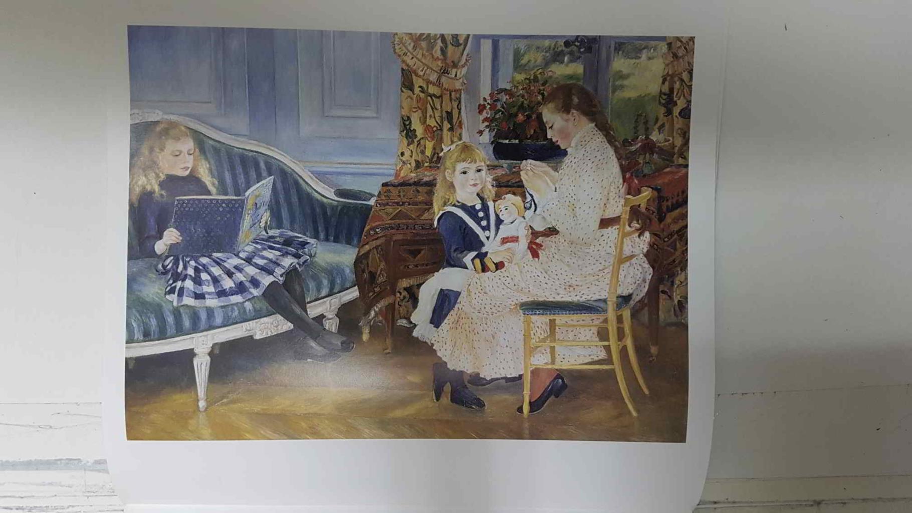 Calendario / Kalender / Calendrier / Calendar: 2011 : Auguste Renoir - lamina 09, Children's Afternoon at Wargemont