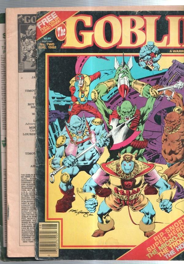 THE GOBLIN numero Two: cubierta suelta, Lee Elias, Luis Bermejo, etc