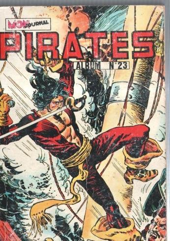 Album Pirates numero 23: Capitaine Fantome, Le vengeur, Lady Mystery