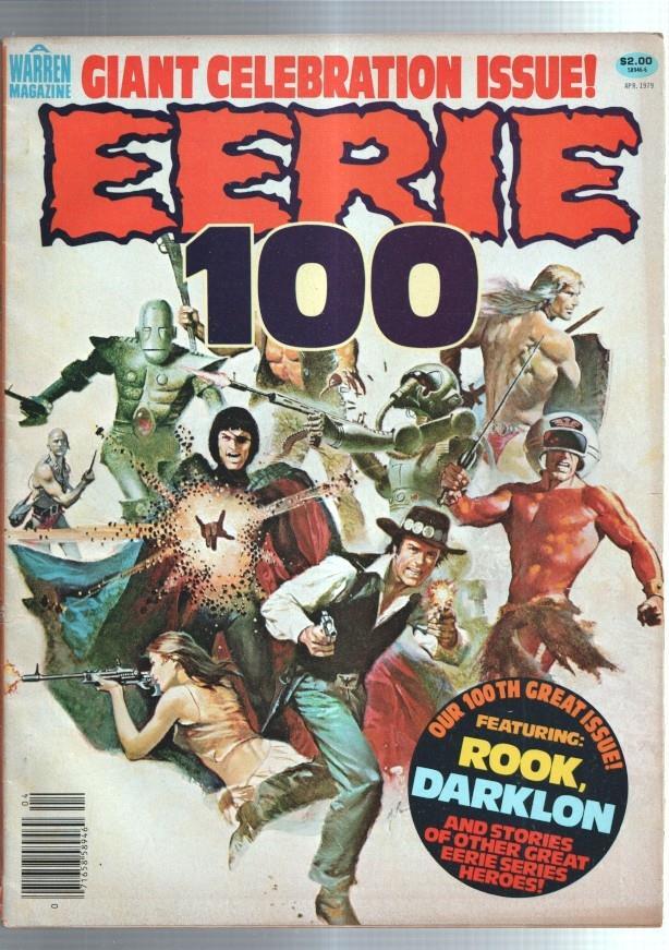 Revista comics en ingles EERIE numero 100: Alfredo Alcala, Jim Starlin