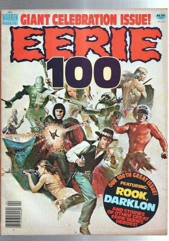 Revista comics en ingles EERIE numero 100: Alfredo Alcala, Jim Starlin