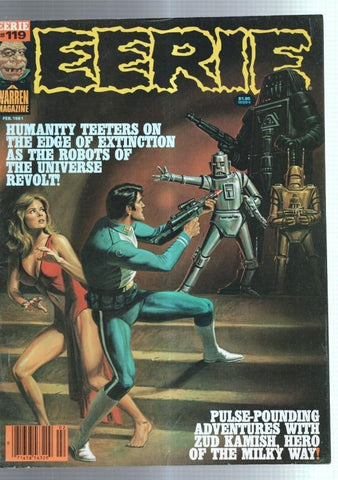 Revista comics en ingles EERIE numero 119: Victor de la Fuente, E.R.Cruz