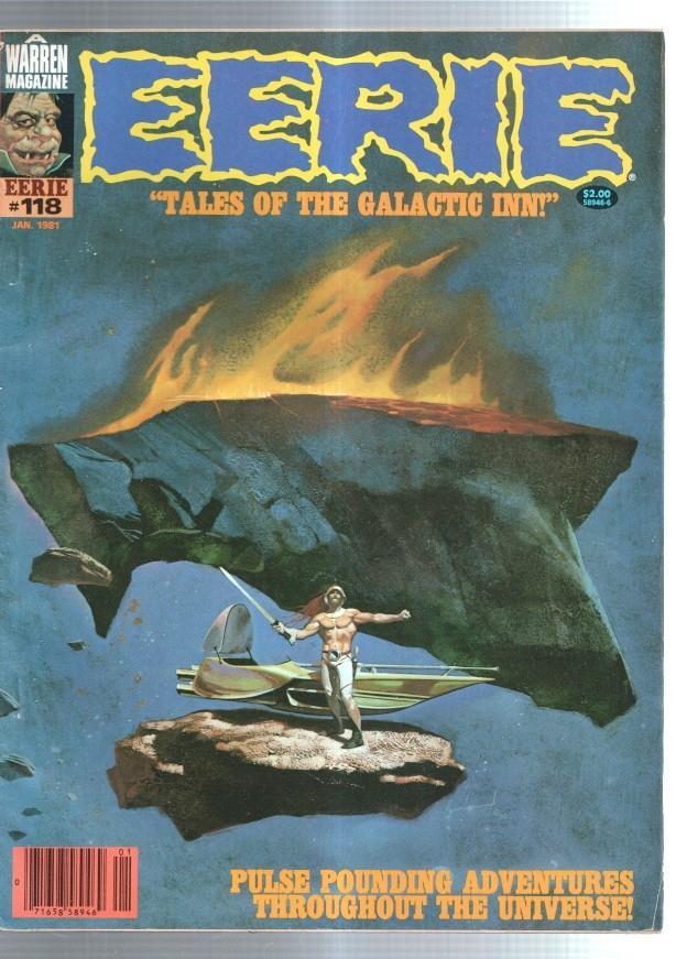 Revista comics en ingles EERIE numero 118: Fernando Fernandez, Victor de la Fuente