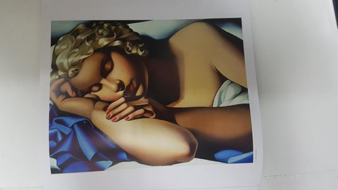 Calendario / Kalender / Calendrier / Calendar: 2011 : Tamara de Lempicka - lamina 01, La dormeuse