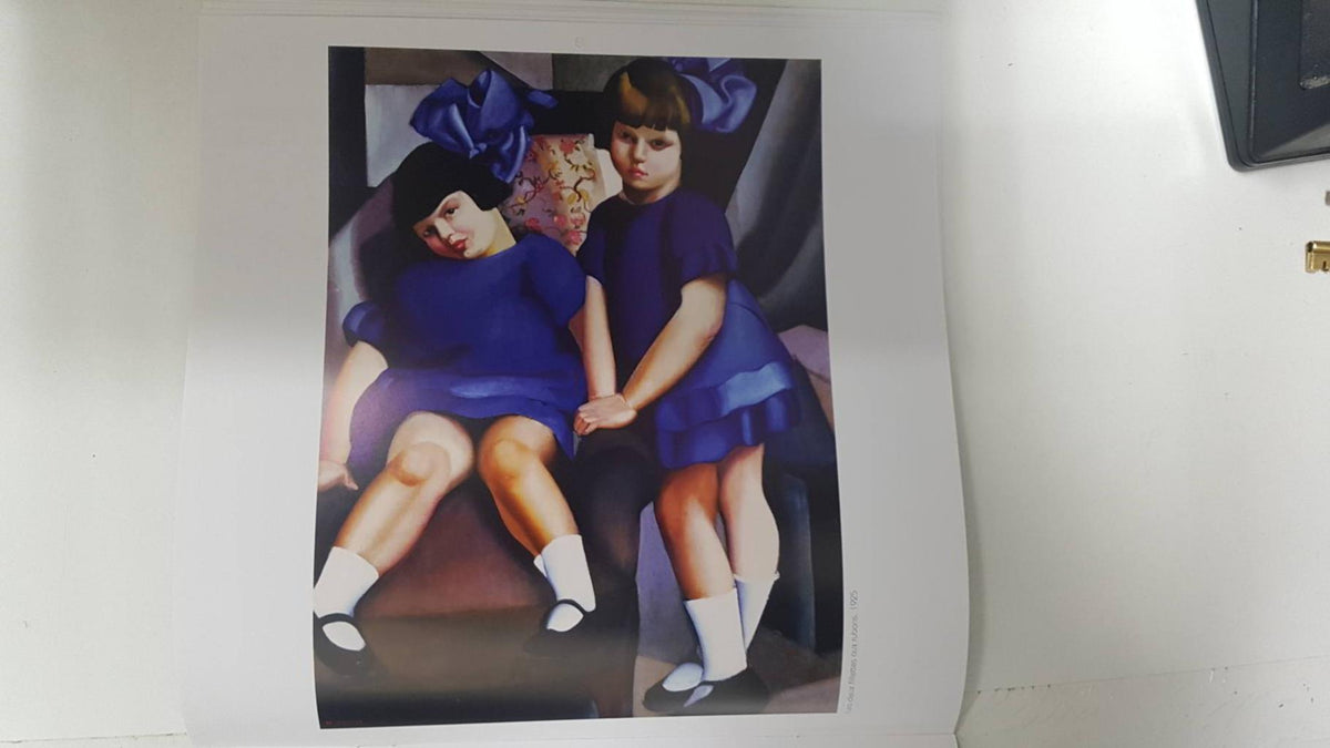 Calendario / Kalender / Calendrier / Calendar: 2011 : Tamara de Lempicka - lamina 05, Les deux filletes oux rubans