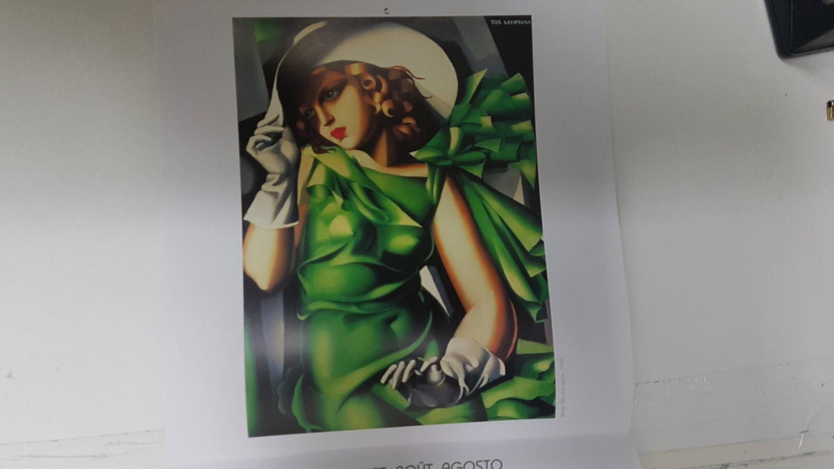 Calendario / Kalender / Calendrier / Calendar: 2011 : Tamara de Lempicka - lamina 08, Jeune fille aux gants