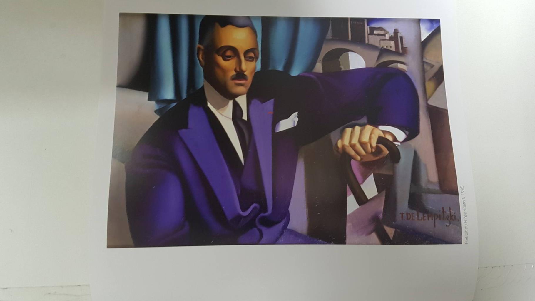 Calendario / Kalender / Calendrier / Calendar: 2011 : Tamara de Lempicka - lamina 09, Portrait du Prince Eristoff