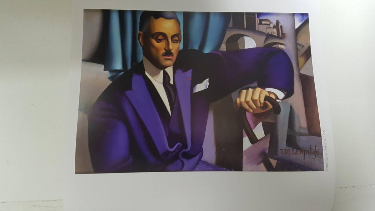 Calendario / Kalender / Calendrier / Calendar: 2011 : Tamara de Lempicka - lamina 09, Portrait du Prince Eristoff