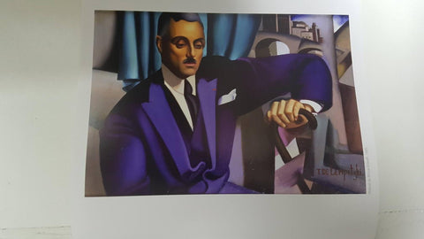 Calendario / Kalender / Calendrier / Calendar: 2011 : Tamara de Lempicka - lamina 09, Portrait du Prince Eristoff