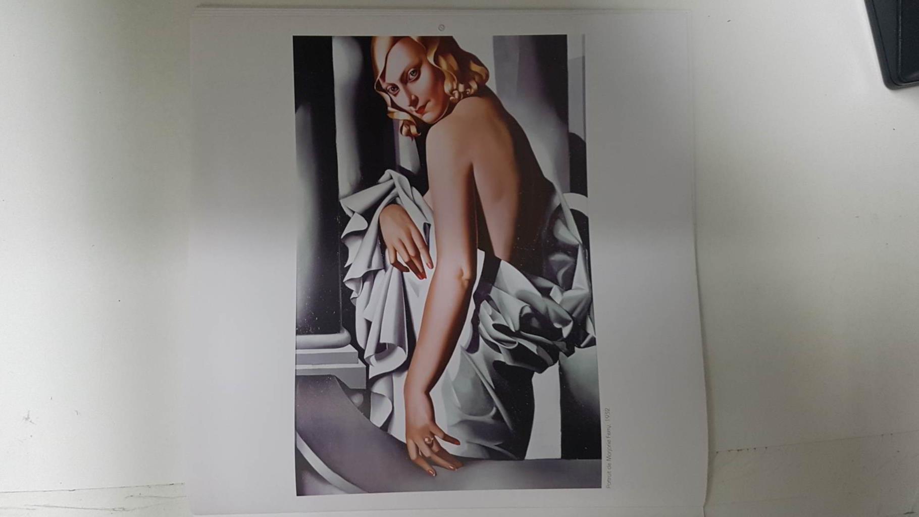 Calendario / Kalender / Calendrier / Calendar: 2011 : Tamara de Lempicka - lamina 12, Portrait de Marjorie Ferry