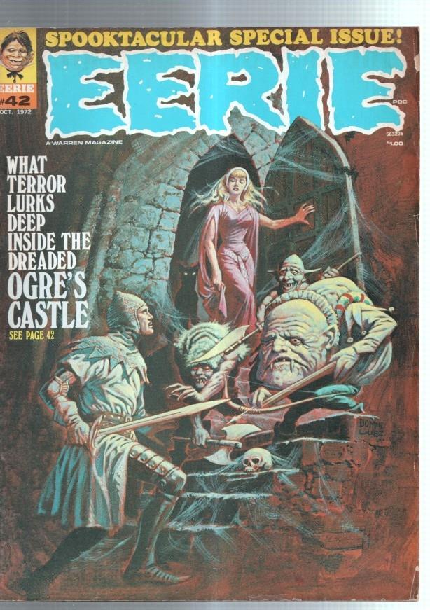 Revista comics en ingles EERIE numero 042: Steve Ditko-Victor de la Fuente-John Serverin