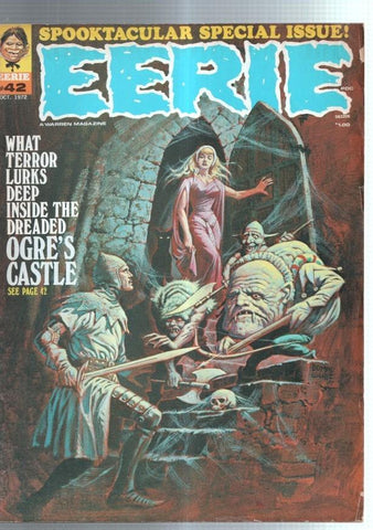 Revista comics en ingles EERIE numero 042: Steve Ditko-Victor de la Fuente-John Serverin