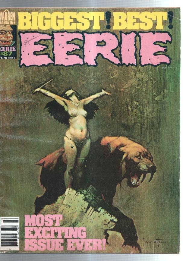 Revista comics en ingles EERIE numero 087: Richard Corben, Alex Nino