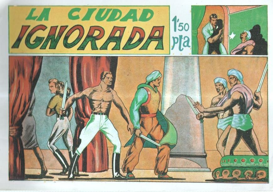 Facsimil: Editorial Valenciana: La ciudad ignorada (Del Villar)