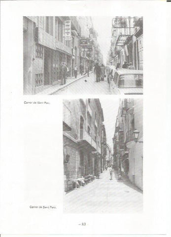 LAMINA 27091: Calles de Sant Pau y Sant Pere