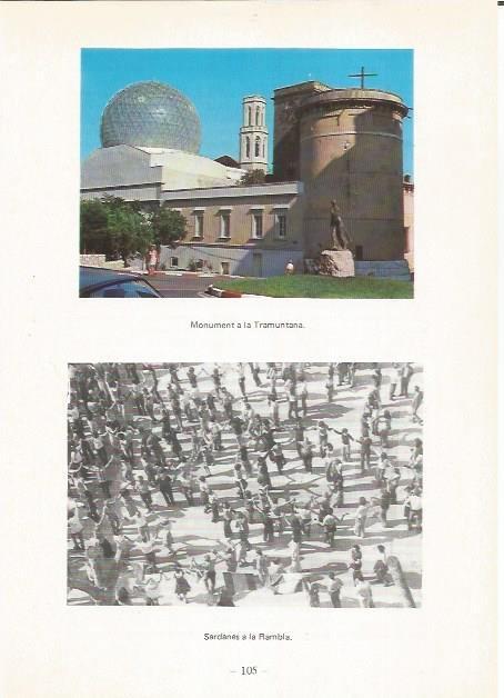 LAMINA 27097: Monumento a la Tramuntana y sardanas en la Rambla