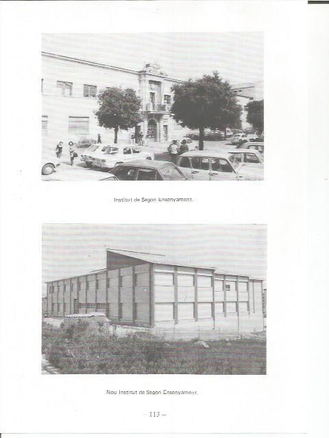 LAMINA 27100: Instituto y nuevo Instituto de Sesgunda Enseñanza