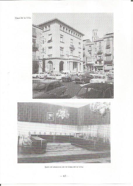 LAMINA 27085: Casa de la Vila y Salon de Sesiones