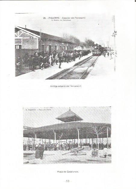 LAMINA 27082: Antigua estacion de ferrocarril y Plaza de Catalunya