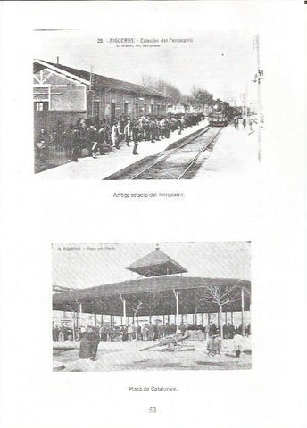LAMINA 27082: Antigua estacion de ferrocarril y Plaza de Catalunya