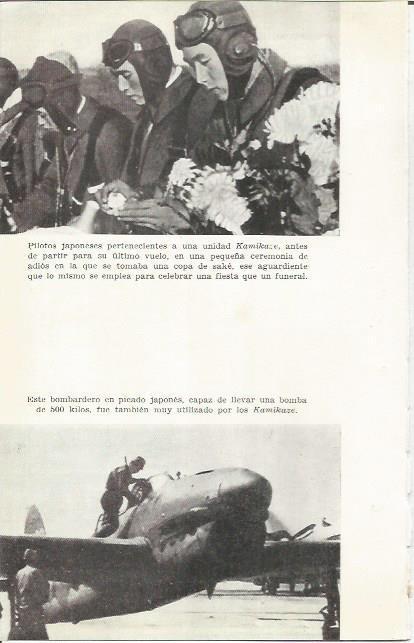 LAMINA 27066: Pilotos kamikaze y bombardero en picado de Japon