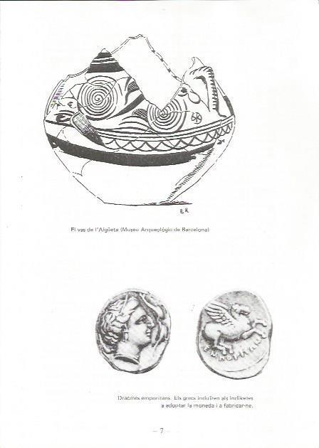 LAMINA 27073: Vaso de Aigueta y dracmas de Empuries