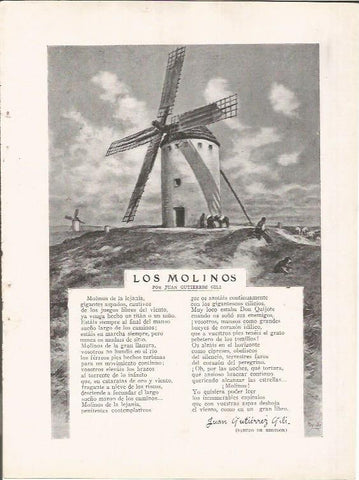 LAMINA 27132: Los molinos, por Juan Gutierrez Gili