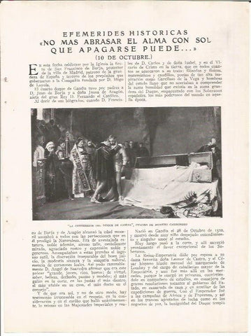 LAMINA 27134: La conversion del Duque de Gandia, por Moreno Carbonero