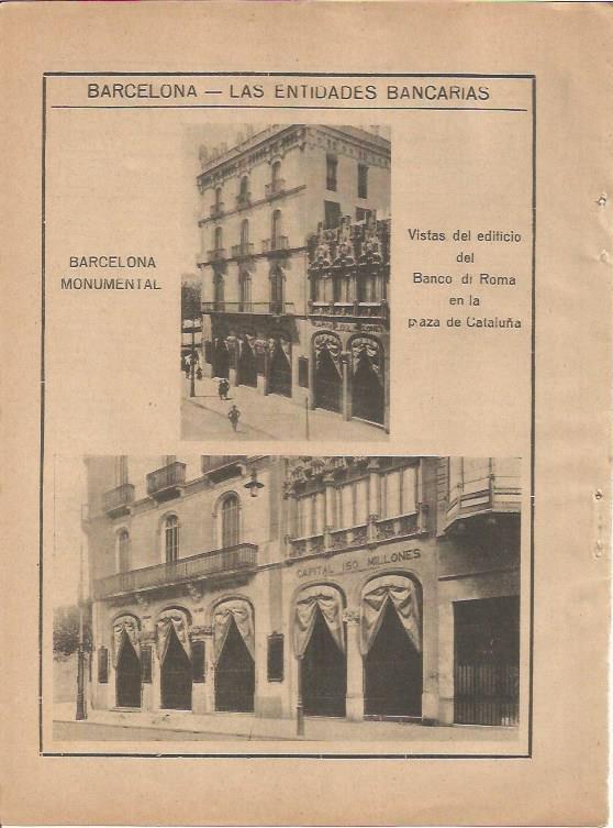 LAMINA 27139: Banco di Roma en Barcelona