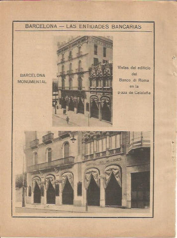 LAMINA 27139: Banco di Roma en Barcelona