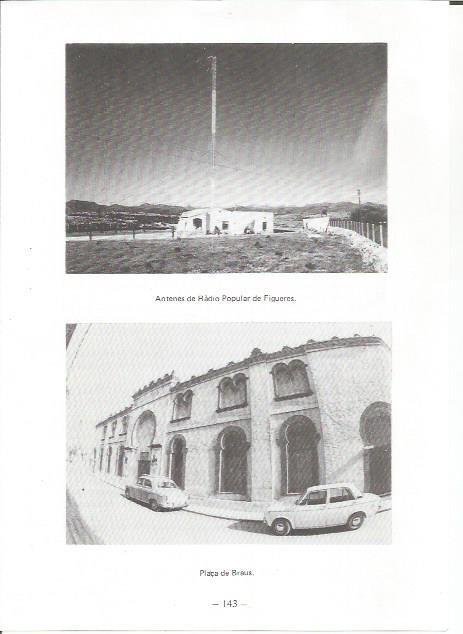 LAMINA 27108: Antenas de Radio Popular de Figueras y Plaza de Toros