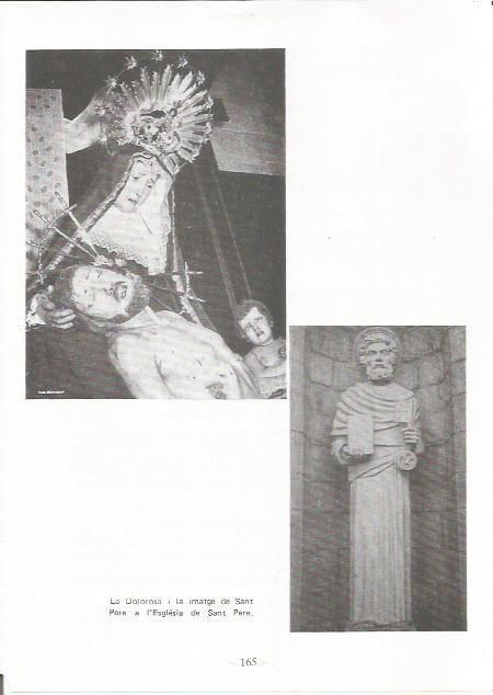 LAMINA 27115: La Dolorosa y Sant Pere