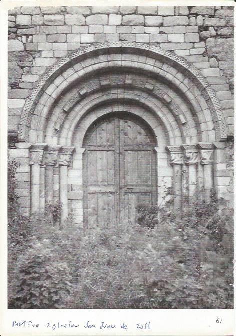 LAMINA 27019: Portico de la iglesia de San Joan de Isil