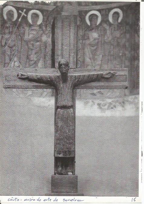 LAMINA 26998: Cristo en el Museo de Arte de Barcelona