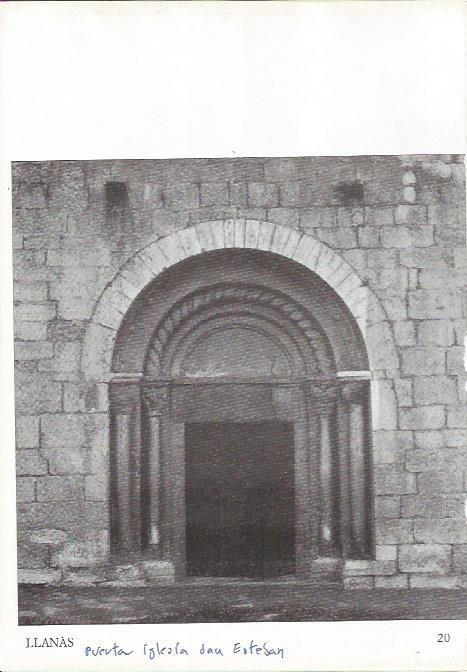 LAMINA 26993: Puerta de la iglesia de San Esteban en Llanas