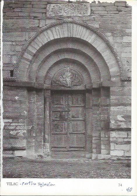 LAMINA 27023: Portico de la iglesia de Vilac