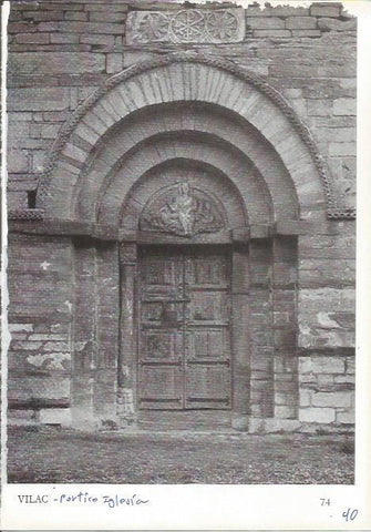 LAMINA 27023: Portico de la iglesia de Vilac