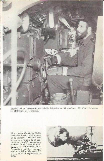 LAMINA 27053: El alferez K. Robinson y el acorazado Tirpitz