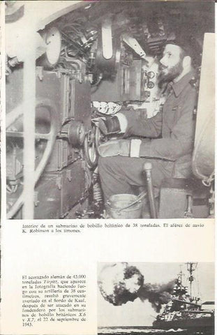 LAMINA 27053: El alferez K. Robinson y el acorazado Tirpitz