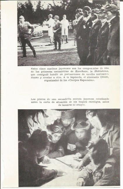 LAMINA 27060: Marinos de Japon y pilotos de la escuadrilla suicida de Japon
