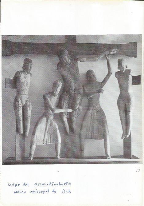 LAMINA 27026: Grupo del Descendimiento en el Museo de Vic