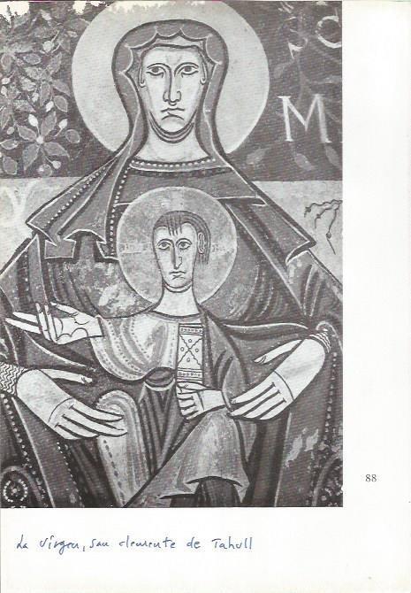 LAMINA 27030: La Virgen de Sant Climent de Taull