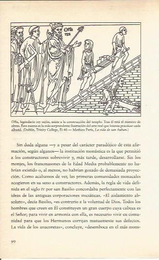 LAMINA 27037: Offa asistiendo a la construccion del templo