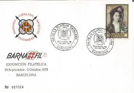 TARJETA FILATELICA 0063: BARNAFIL 78. Numero de serie: 001324