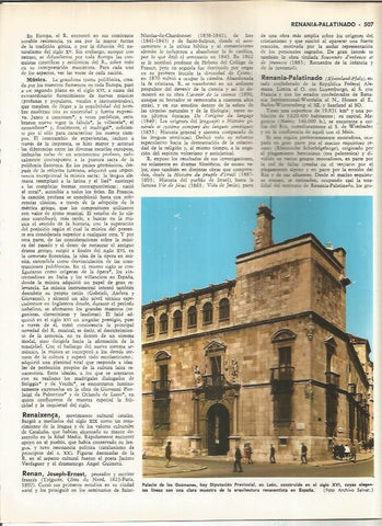 LAMINA MONITOR 01093: Palacio de los Guzmanes, Leon